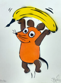 Banane mit Maus