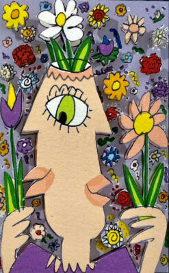 Flower pot head