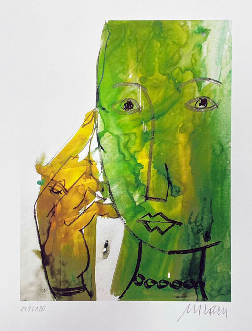 Frau mit Halskette