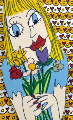 Girls like flowers