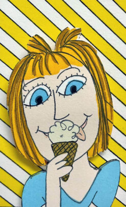 Girls like ice cream