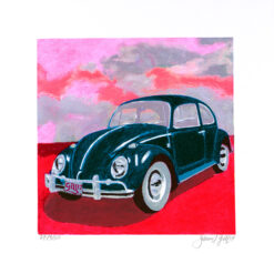 Mini bug - pink sky