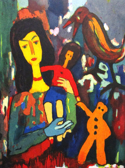 Mädchen mit Puppe