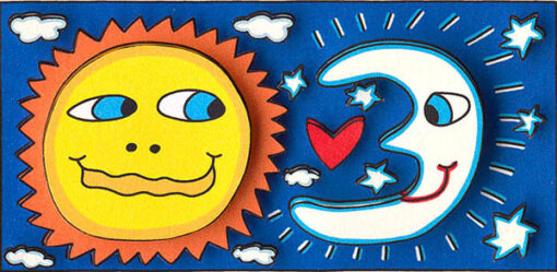 The sun loves the moon and the moon loves the sun