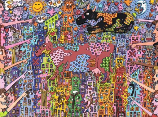 Look - there are cows in the city