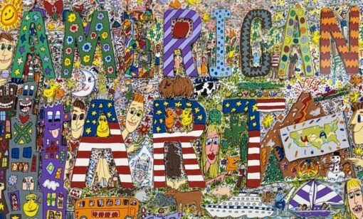 Made in the U.S.A. by Brooklyn born James Rizzi