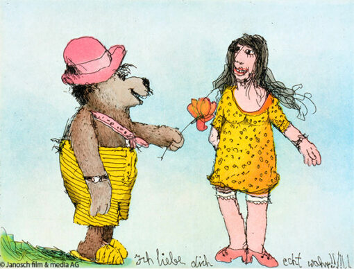 Ich liebe Dich echt wahr (Bär mit rotem Hut)
