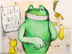 Lach doch mal, oder was? Herr Frosch