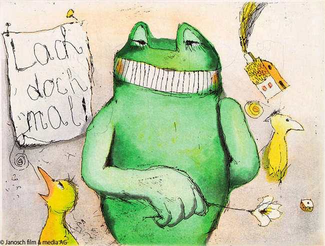 Lach doch mal, oder was? Herr Frosch