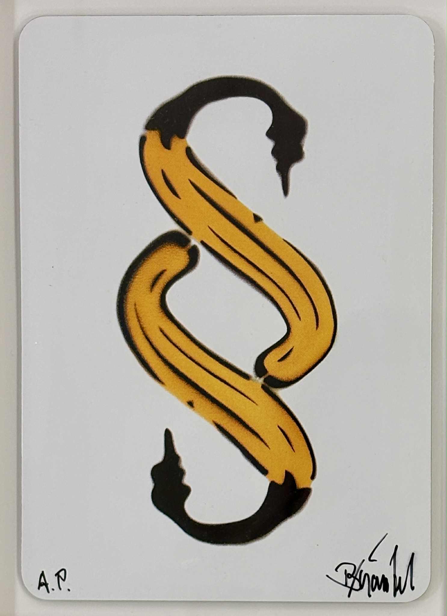 Paragrafenbanane ART IN THE BOX