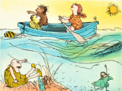 Es schwankt das Meer, die Sonne sinkt, wobei Herr Wondrak nichts mehr trinkt