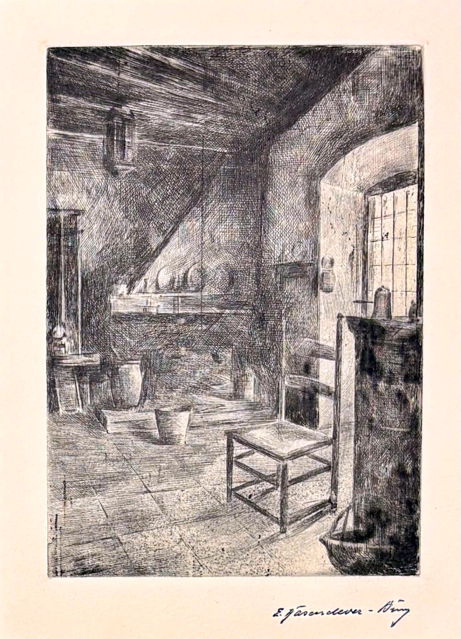 Erich Hasenclever - Schloss Burg, Turmzimmer